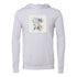 Watercolor Flower Bella canvas hoodie 3719